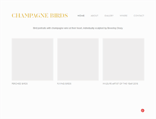 Tablet Screenshot of champagnebirds.com